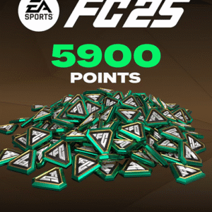 EA Sports FC 25 Ultimate Team 5900 FC Points digital key for PC, unlock FUT packs and customize your squad in EA Sports FC 25.
